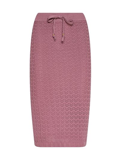 L'AGENCE Women's Lacen Pointelle-Knit Midi-Skirt
