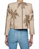 L'AGENCE Women's Lian Palm Tree Beaded Cotton Jacket - 5