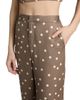 L'AGENCE Women's Livvy Polka Dot Straight-Leg Trousers - 6