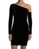 L'AGENCE Women's Lynne Velvet One-Shoulder Sheath Minidress - 3