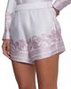 L'AGENCE Women's Maela Printed Satin Shorts - 4