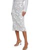 L'AGENCE Women's Makena Lace Pencil Skirt - 4