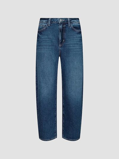 L'AGENCE Women's Mallis High-Rise Barrel-Leg Jeans