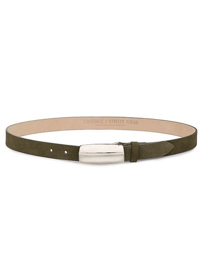 L'AGENCE Women's Marlowe Suede Belt