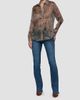 L'AGENCE Women's Nina Key Houndstooth Silk Blouse - 10