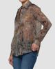 L'AGENCE Women's Nina Key Houndstooth Silk Blouse - 5