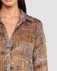 L'AGENCE Women's Nina Key Houndstooth Silk Blouse - 6