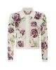 L'AGENCE Women's Osiris Jacquard Collared Cardigan - 6