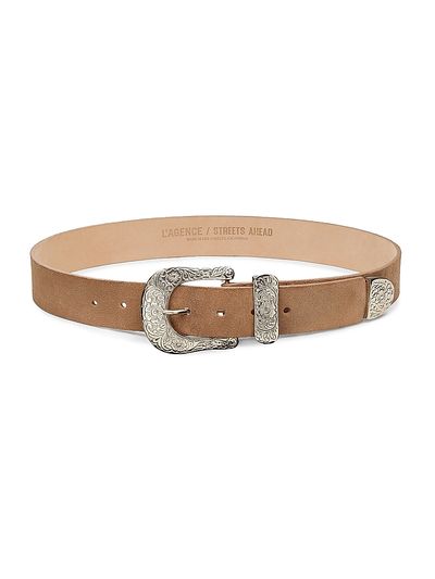 L'AGENCE Women's Otera Leather Belt