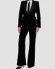 L'AGENCE Women's Philippa Strong-Shoulder Tuxedo Blazer - 2