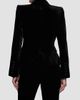 L'AGENCE Women's Philippa Strong-Shoulder Tuxedo Blazer - 3