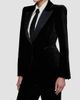 L'AGENCE Women's Philippa Strong-Shoulder Tuxedo Blazer - 5