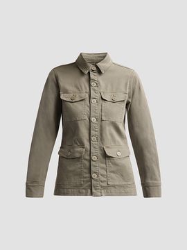L'AGENCE Women's Ramsey Utility Cotton Jacket