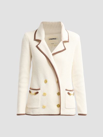 L'AGENCE Women's Ranch Knit Blazer
