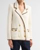 L'AGENCE Women's Ranch Knit Blazer - 4
