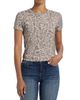 L'AGENCE Women's Ressi Leopard Print Crewneck T-Shirt - 3
