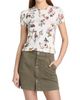 L'AGENCE Women's Ressi Lock Butterfly Crewneck T-Shirt - 3