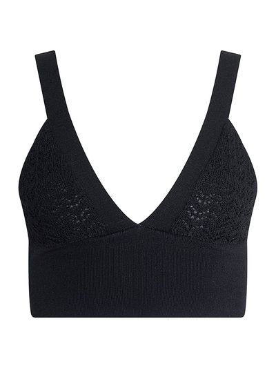 L'AGENCE Women's Reverie Pointelle Knit Bra Top