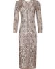 L'AGENCE Women's Sanya Hand-Crochet Sequined Midi-Cardigan - 1