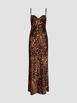 L'AGENCE Women's Sayla Bias Cut Maxi Dress