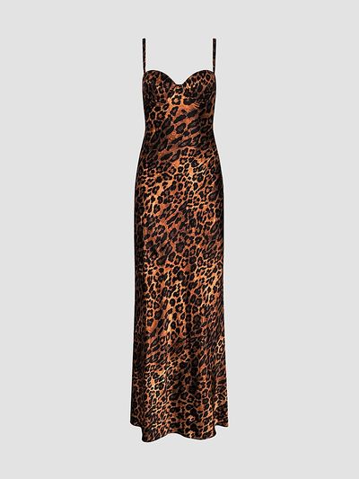 L'AGENCE Women's Sayla Bias Cut Maxi Dress