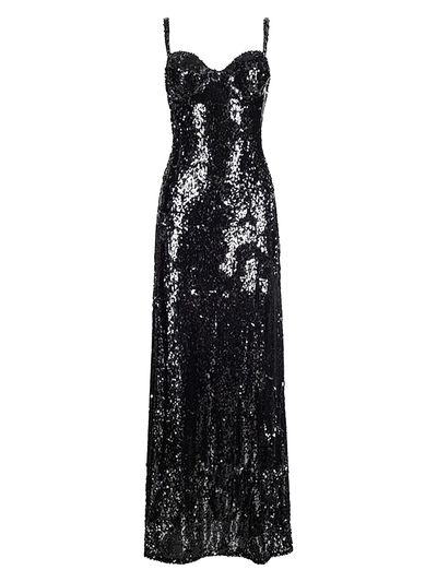 L'AGENCE Women's Sayla Sequin Gown