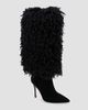 L'AGENCE Women's Sheridan Faux-Fur-Trim Knee-High Boots - 2