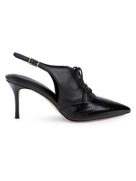 L'AGENCE Women's Shreya 80MM Leather Slingback Pumps