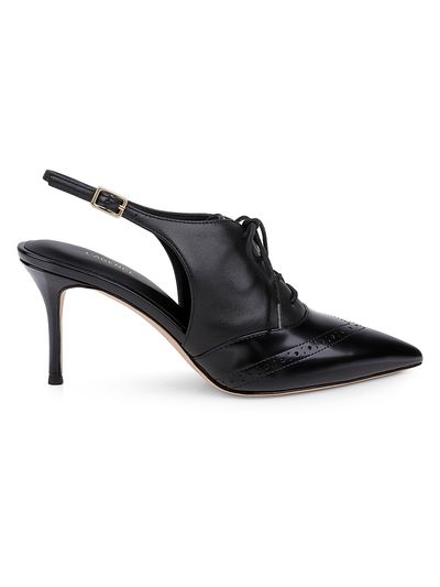 L'AGENCE Women's Shreya 80MM Leather Slingback Pumps