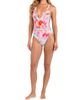 L'AGENCE Women's Soft Cloud Floral Lisa One-Piece Swimsuit - 2