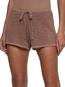 L'AGENCE Women's Solan Pointelle Shorts