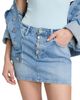 L'AGENCE Women's Solene Four-Button Denim Miniskirt - 6
