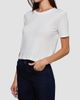 L'AGENCE Women's Stormy Cotton Short-Sleeve Crop T-Shirt - 3