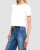 L'AGENCE Women's Stormy Cotton Short-Sleeve Crop T-Shirt - 5