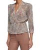 L'AGENCE Women's Suri Animal-Print Shirt - 4