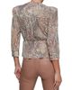 L'AGENCE Women's Suri Animal-Print Shirt - 5