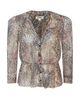 L'AGENCE Women's Suri Animal-Print Shirt - 6
