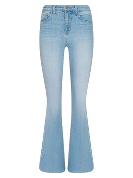L'AGENCE Women's Taney Low-Rise Sneaker-Flared Jeans
