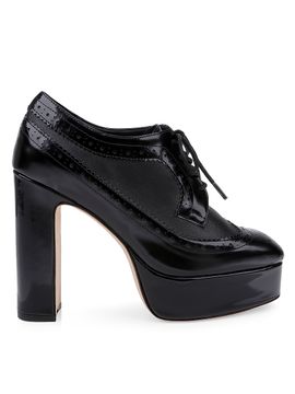 L'AGENCE Women's Tania 125MM Leather Platform Pumps