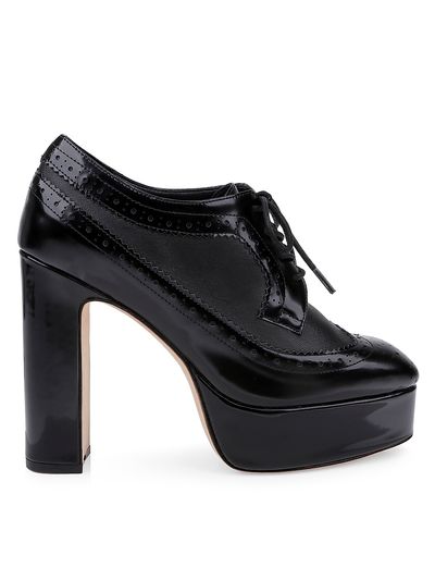 L'AGENCE Women's Tania 125MM Leather Platform Pumps