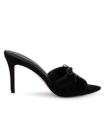 L'AGENCE Women's Thames II 90MM Suede Slip-On Sandals