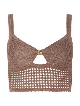 L'AGENCE Women's Tracy Pointelle Knit Bralette