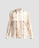 L'AGENCE Women's Tyler Belt Print Silk Blouse - 1