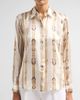 L'AGENCE Women's Tyler Belt Print Silk Blouse - 5