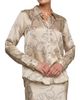 L'AGENCE Women's Tyler Heart Chain Print Silk Blouse - 3