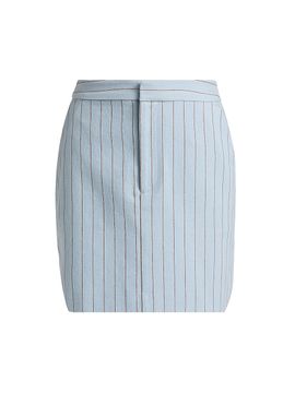 L'AGENCE Women's Vera Striped Cotton-Blend Miniskirt