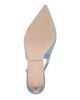 L'AGENCE Women's Vichy 90MM Denim Slingback Pumps - 6
