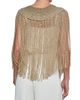 L'AGENCE Women's Yves Imitation-Pearl Fringed Cape - 5