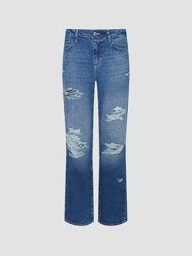 L'AGENCE Women's Zelda Low-Rise Slouchy Straight-Leg Jeans