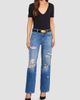 L'AGENCE Women's Zelda Low-Rise Slouchy Straight-Leg Jeans - 2